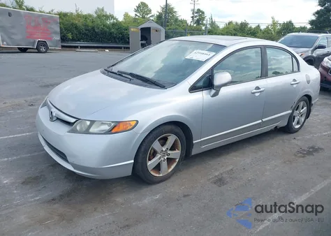 2007 Honda Civic Ex из США, поврежденный, VIN 1HGFA168X7L008255